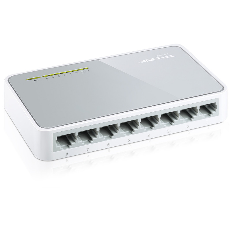 Switch De Bureau Tp-Link 8 Ports 10/100 MBPS Blanc