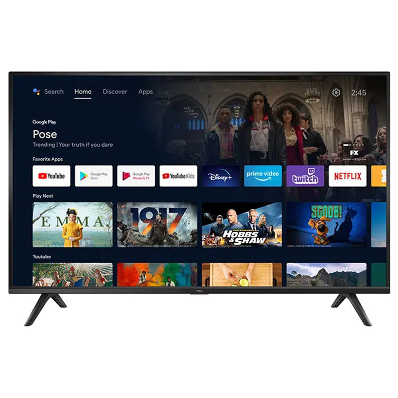 Téléviseur TCL S5200 32" HD Android Noir