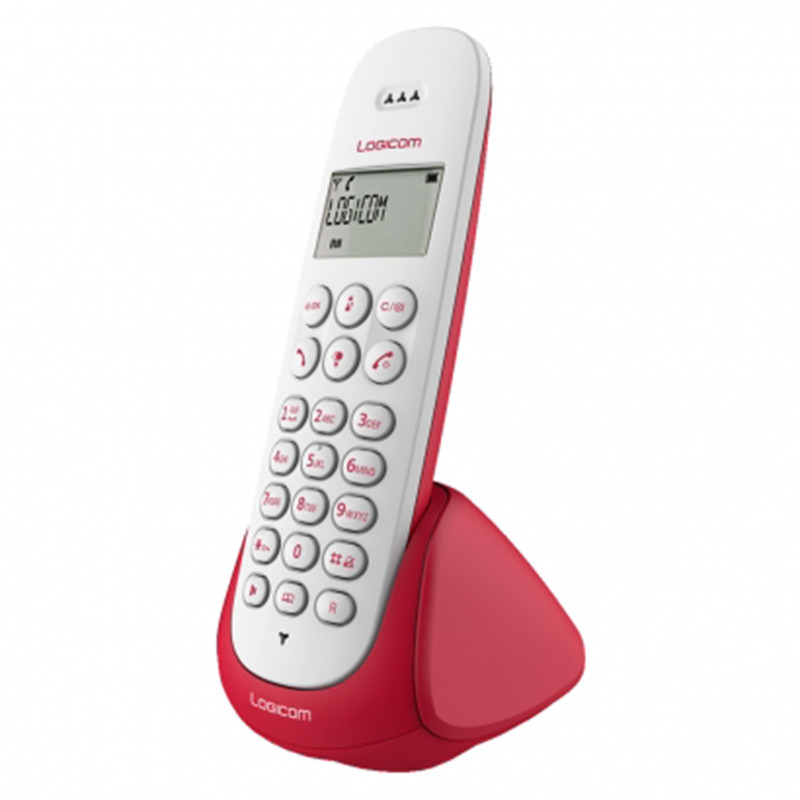 Téléphone sans fil Logicom Aura 150 Framboise Téléphone sans fil Logicom Aura 150 Framboise