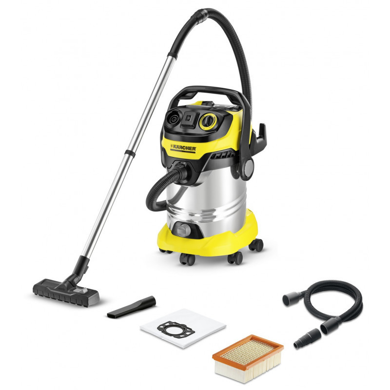 Aspirateur Multifonction Karcher WD 6 Premium 1300W Noir & Jaune