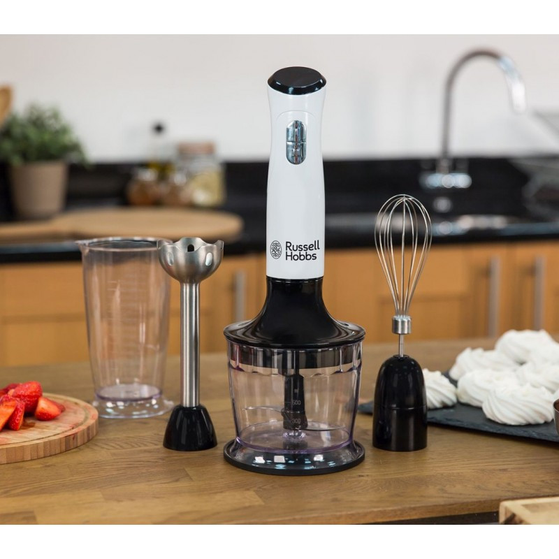 Mixeur 3en1 RUSSEL HOBBS 500W Noir et Blanc (24710-56)