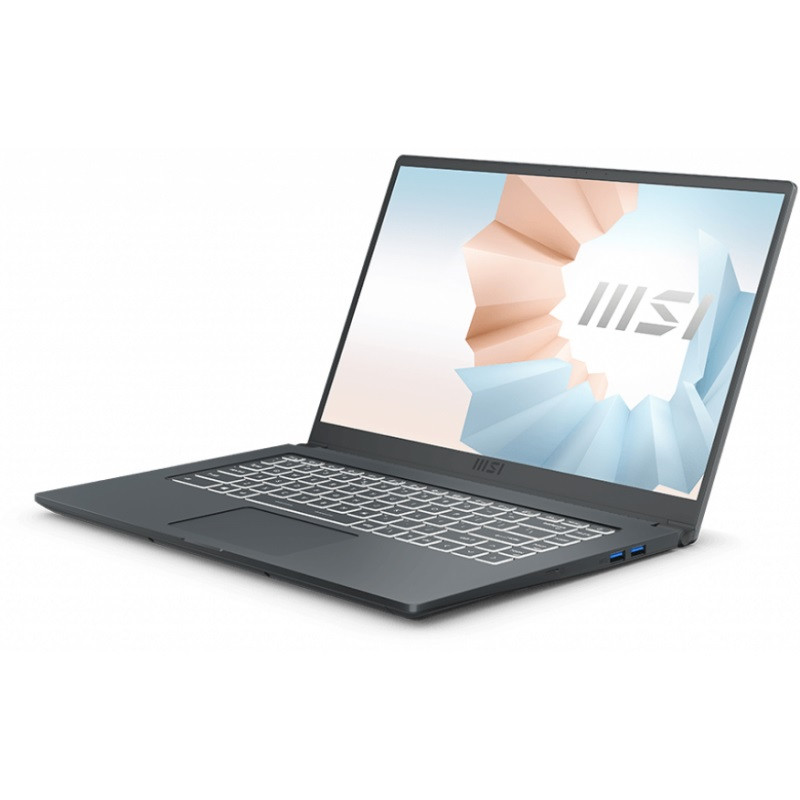 Pc Portable MSI Modern 15 I3 11Gén 8Go 256Go SSD Noir (9S7-155299-1021)