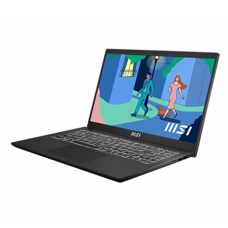 Pc Portable MSI Modern 14 i7 12Gén 16Go 512Go SSD Noir (9S7-14J112-001)