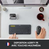 Clavier Sans Fil Logitech Multi-Dispositif K380 Noir