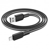 Câble Chargeur Hoco X69 USB Vers Lightning Noir Câble Chargeur Hoco X69 USB Vers Lightning Noir