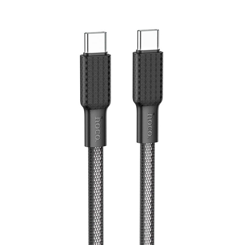 Câble Chargeur Hoco X69 Type-C Vers Type-C Noir