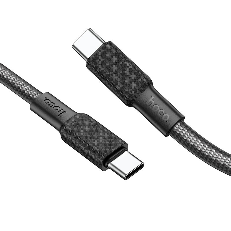 Câble Chargeur Hoco X69 Type-C Vers Type-C Noir