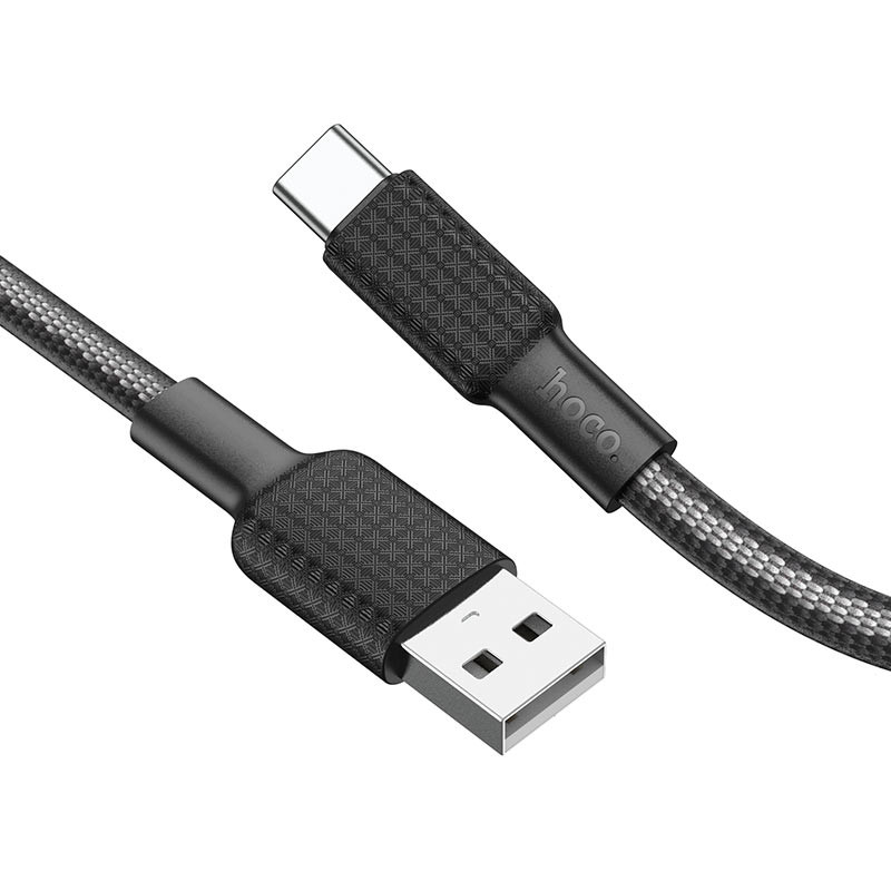 Câble Chargeur Hoco X69 USB Vers Type-C Noir
