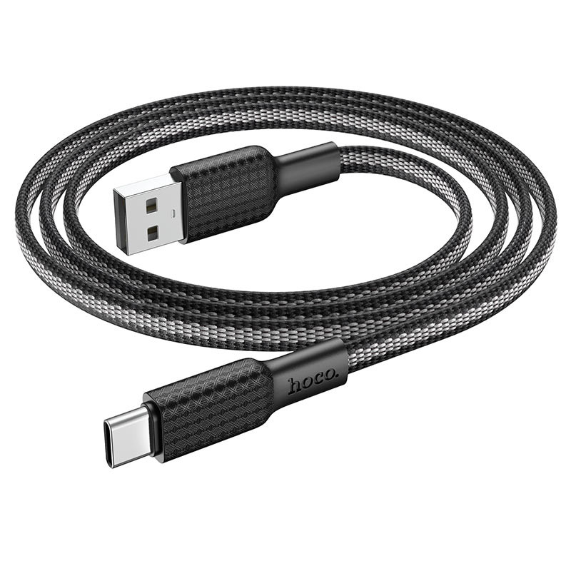 Câble Chargeur Hoco X69 USB Vers Type-C Noir