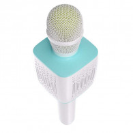 Microphone karaoké Bluetooth Hoco BK5 Blanc Microphone karaoké Bluetooth Hoco BK5 Blanc