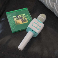 Microphone karaoké Bluetooth Hoco BK5 Blanc Microphone karaoké Bluetooth Hoco BK5 Blanc