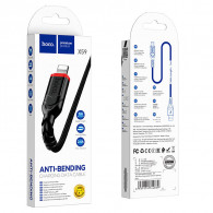 Câble Chargeur Hoco X59 USB Vers Lightning Incassable Noir Câble Chargeur Hoco X59 USB Vers Lightning Incassable Noir