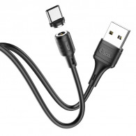 Câble Chargeur magnétique Hoco X52 USB Vers Type-C Noir