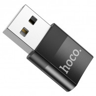 Adaptateur Hoco UA17 USB Vers Type-C Silver Adaptateur Hoco UA17 USB Vers Type-C Silver