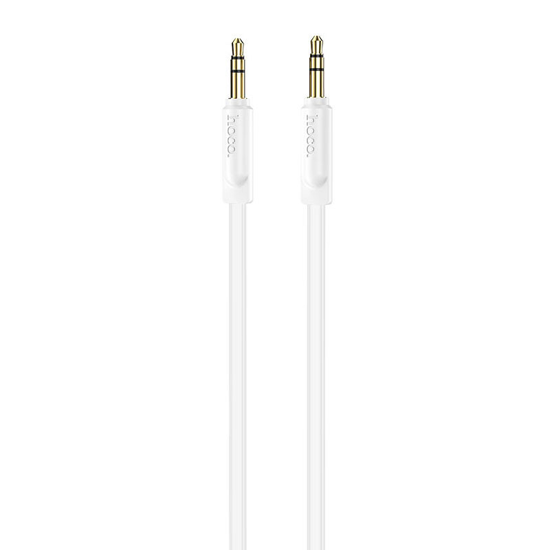 Câble AUX Audio UPA16 3,5 mm vers 3,5 mm Blanc Câble AUX Audio UPA16 3,5 mm vers 3,5 mm Blanc