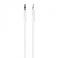 Câble AUX Audio UPA16 3,5 mm vers 3,5 mm Blanc
