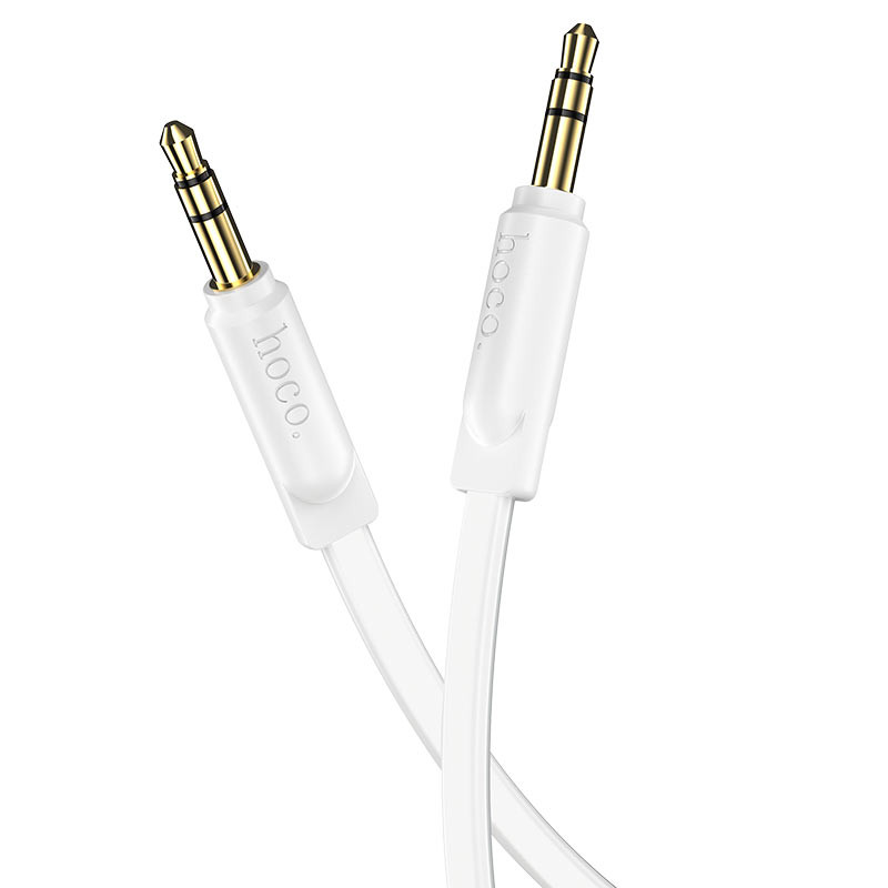 Câble AUX Audio UPA16 3,5 mm vers 3,5 mm Blanc