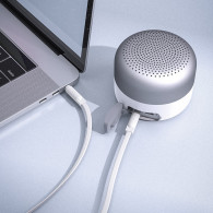 Câble AUX Audio UPA16 3,5 mm vers 3,5 mm Blanc Câble AUX Audio UPA16 3,5 mm vers 3,5 mm Blanc