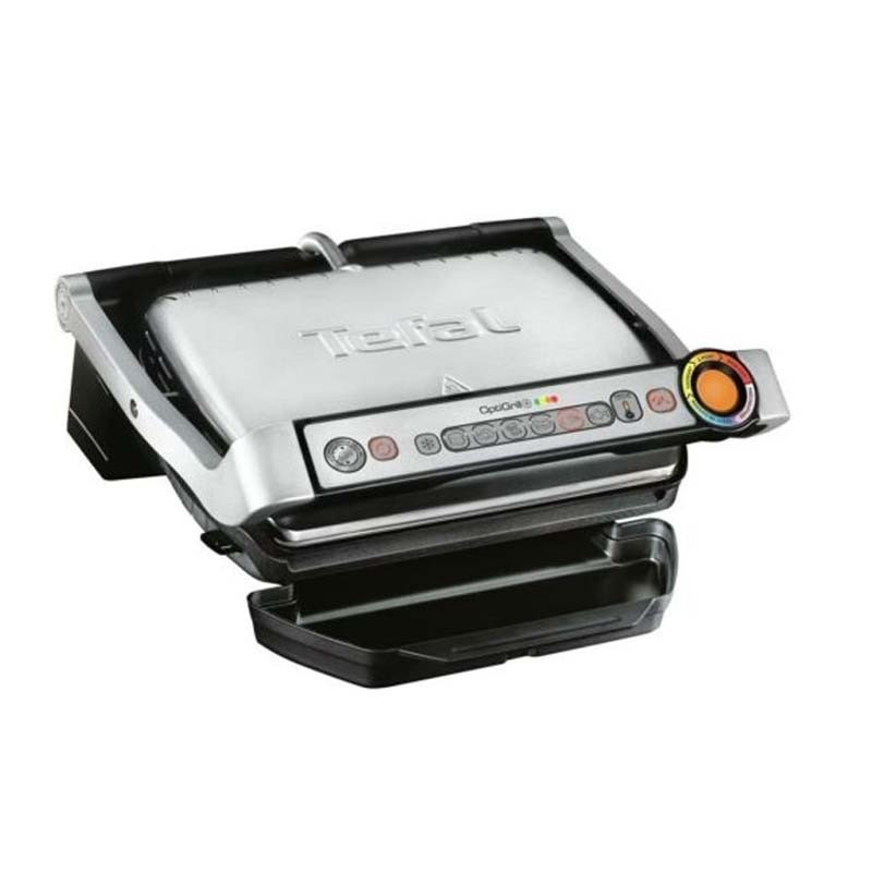 Grille Viande Tefal 2000W OptiGrill Gris (GC712D12)