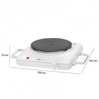 Plaque De Cuisson Clatronic Blanc EKP5027