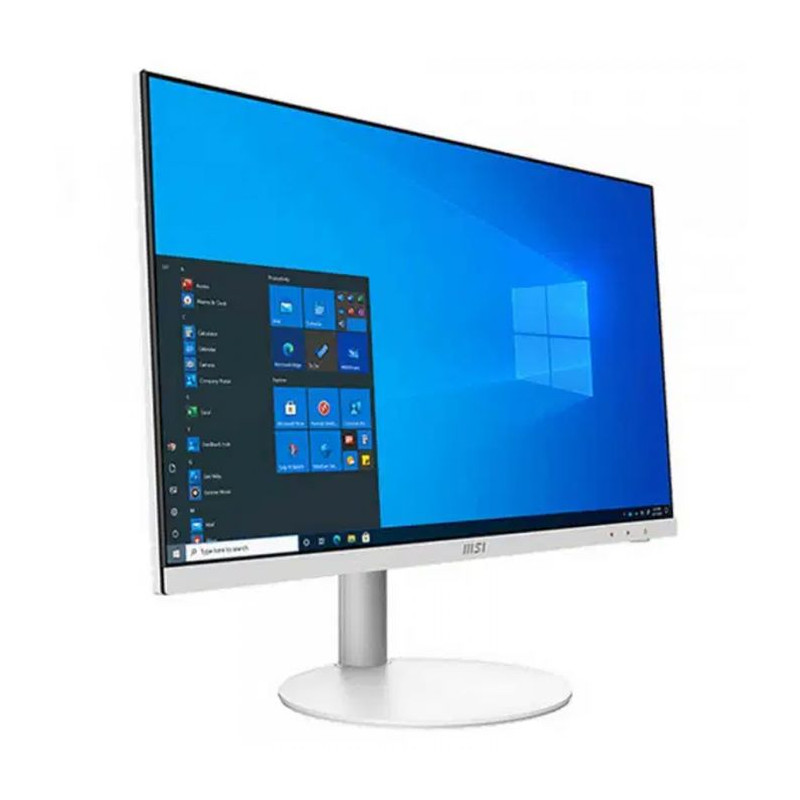 Pc De Bureau Tout En Un MSI Pro AP241 11M Pentium Gold  4Go 128Go SSD Blanc (9S6-AE0312-636)