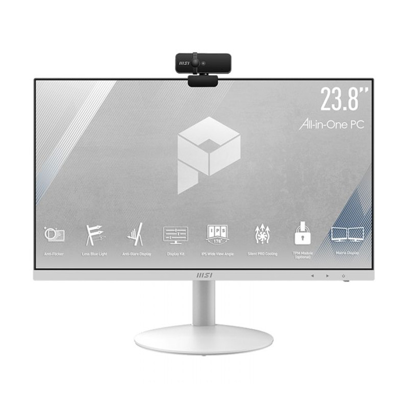 Pc De Bureau Tout En Un MSI Pro AP241 11M Pentium Gold  4Go 128Go SSD Blanc (9S6-AE0312-636)