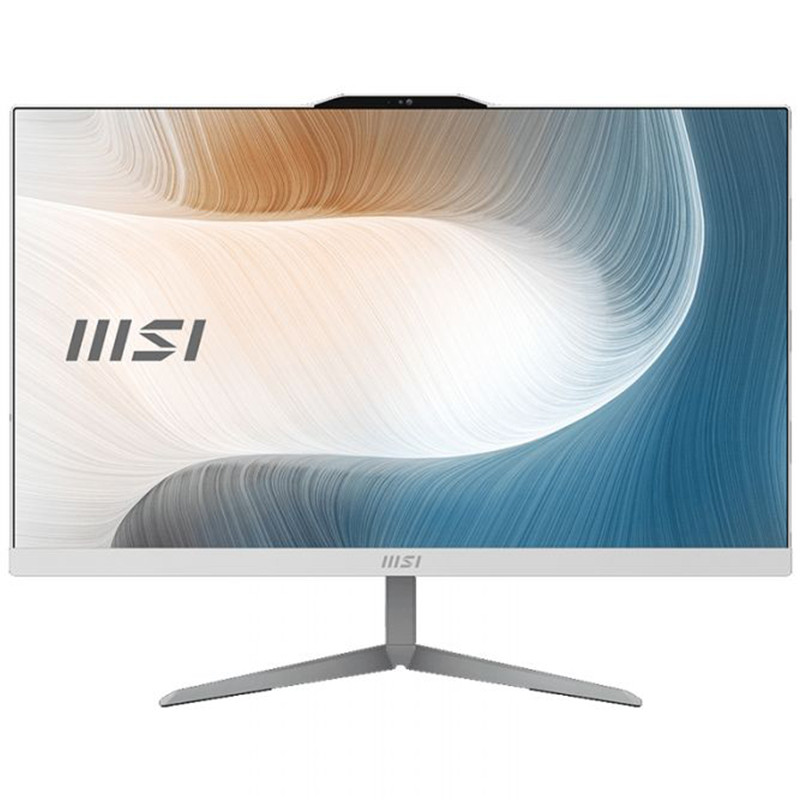 Pc De Bureau Tout En Un MSI Modern AM242T 12M I5 12Gén 8Go 512Go SSD Blanc (9S6-AE0712-018)