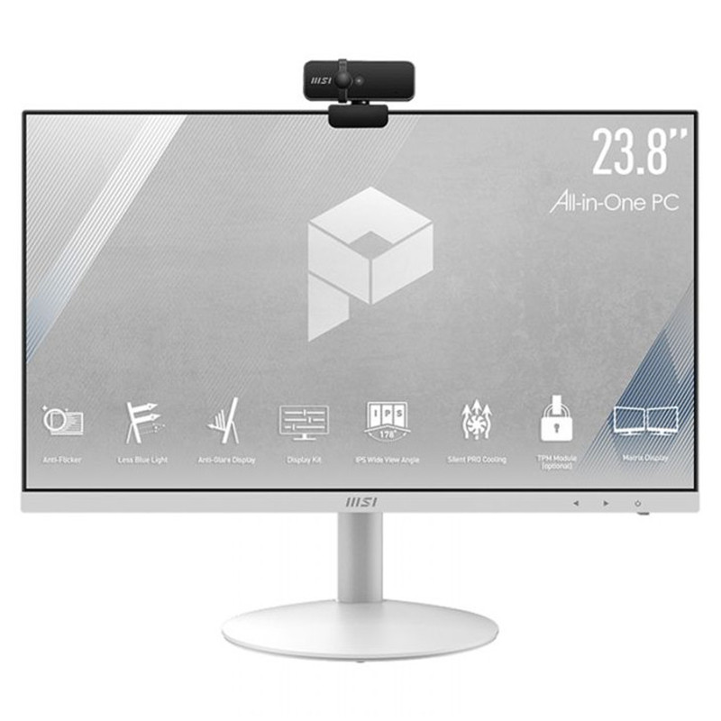 Pc De Bureau Tout En Un MSI Pro AP241 11M I3 10Gén 8Go 256Go SSD Blanc (9S6-AE0312-686)
