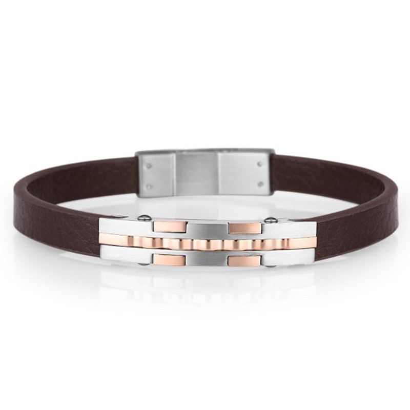 Bracelet Homme Polo Santa Barbara Marron (SBJ.6.1087-2)