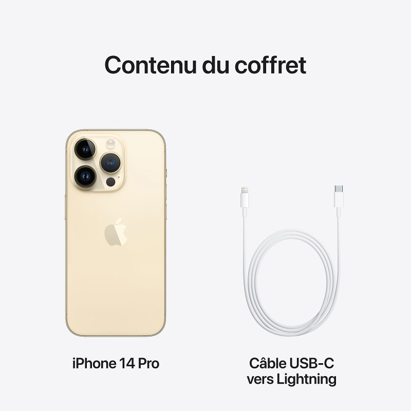 iPhone 14 Pro Max 128Go Gold