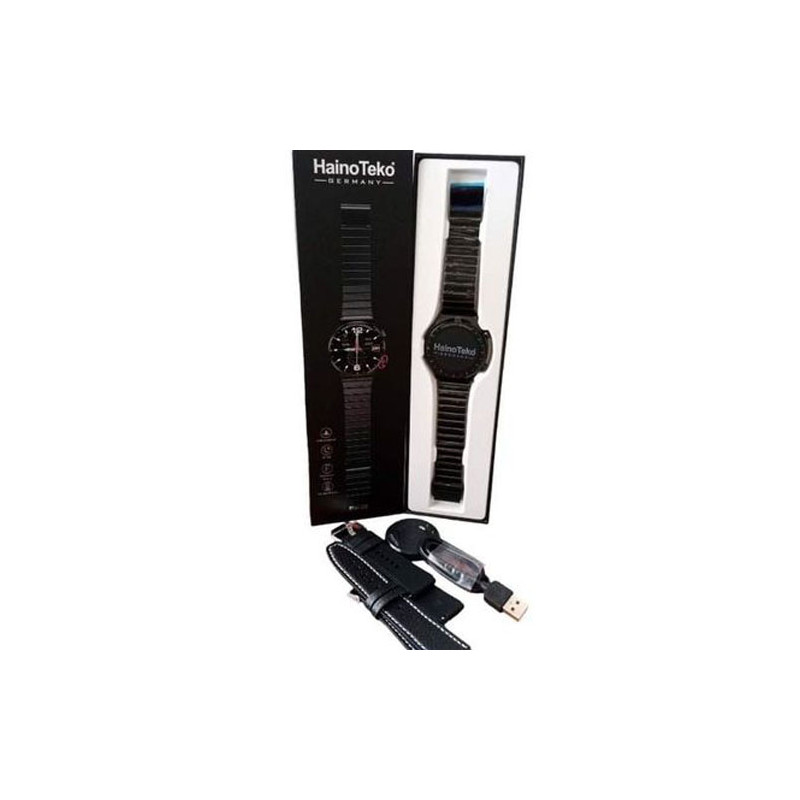 Montre Connectée Haino Teko RW22 3 Bracelets Noir