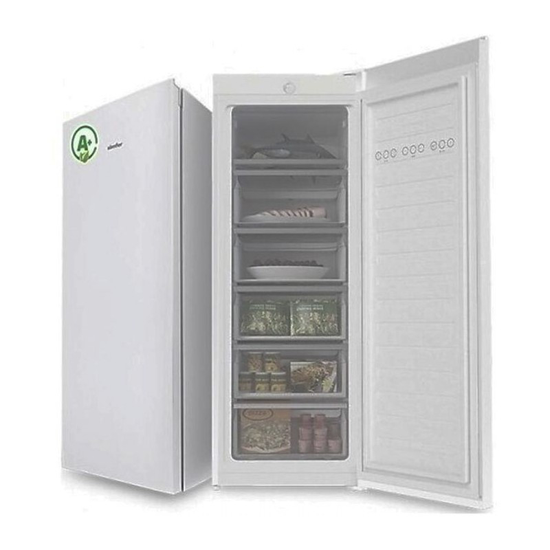 Congélateur Vertical Simfer 210 Litres DeFrost Inox (FS6210AIX)