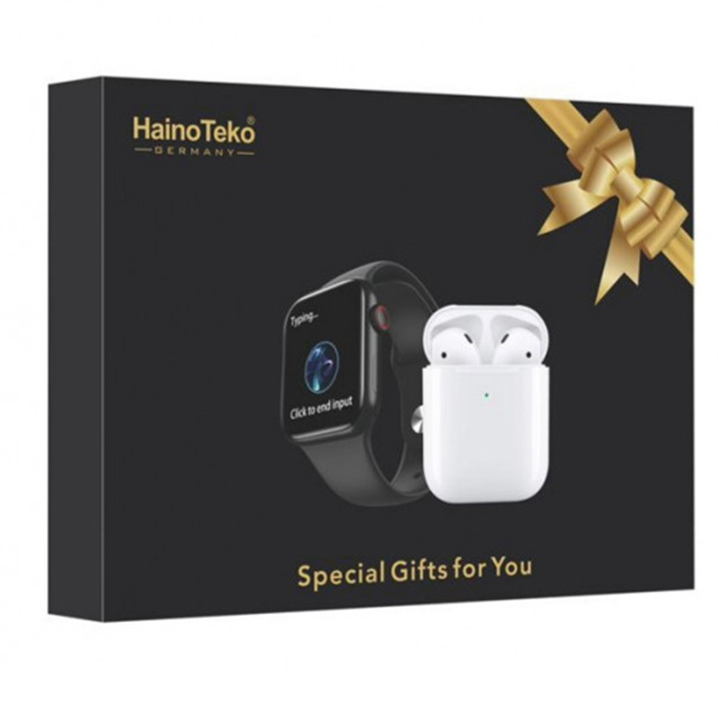 Coffret Cadeau Haino Teko GP2 Montre Connectée + Airpod