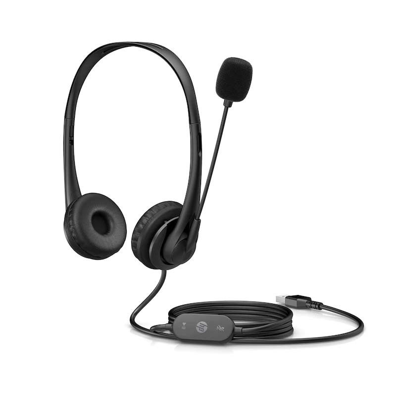 Micro Casque Filaire HP G2 Noir (428H5AA)