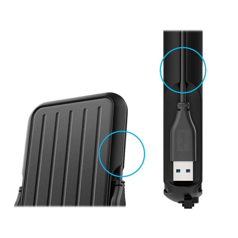 Disque Dur Externe Silicon Power 2 To Armor A66 USB 3.2 Gen 1 Noir