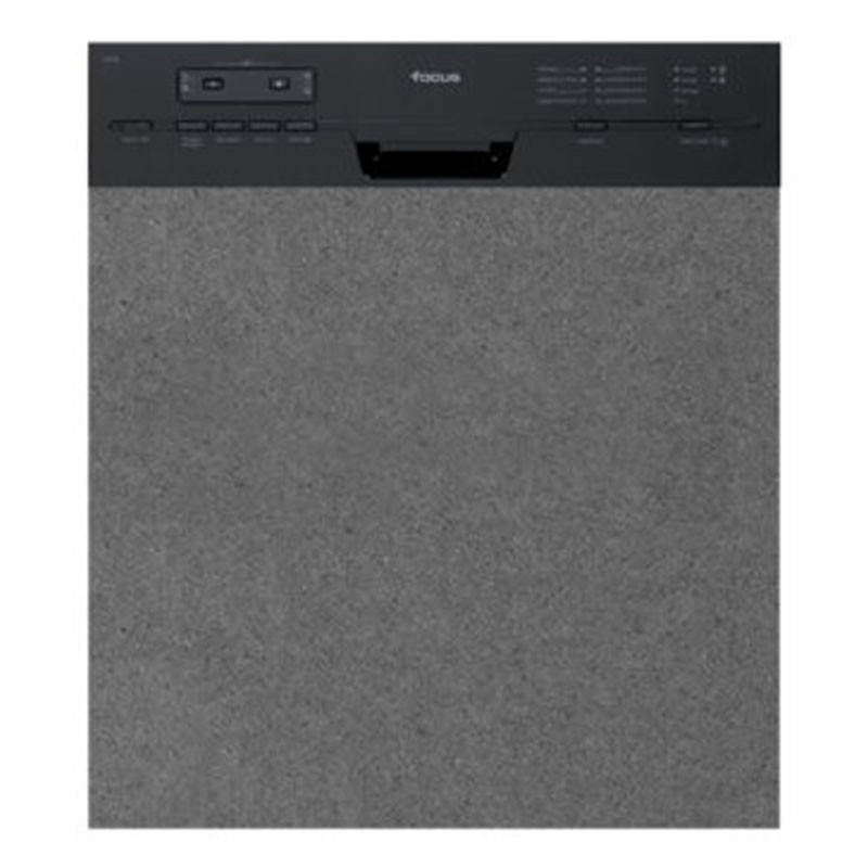 Lave Vaisselle Focus Semi Encastrable 12 Couverts Noir