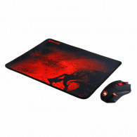 Ensemble Souris Sans fil & Tapis Gaming Redragon (M601-WL-BA) Ensemble Souris Sans fil & Tapis Gaming Redragon (M601-WL-BA)
