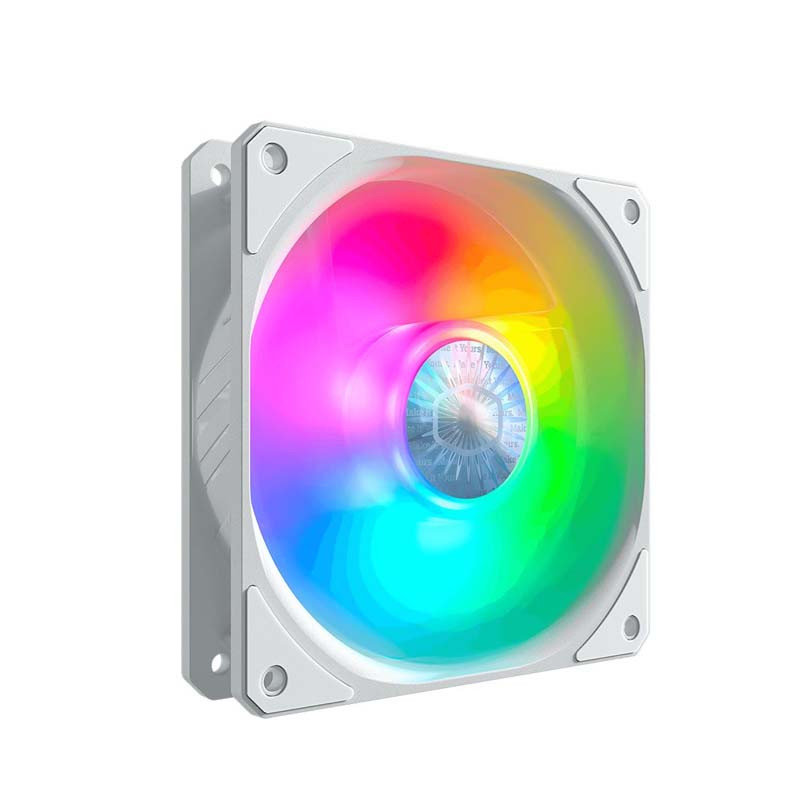 Ventilateur Cooler Master SickleFlow 120 ARGB 3 En 1 Blanc