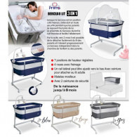 Berceau Prima Lit Coté Maman Bleu