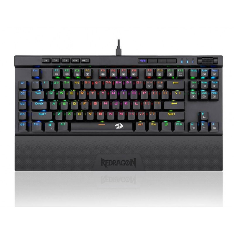 Clavier Mécanique Gaming Redragon Magic WAND K587 RGB TKT Noir