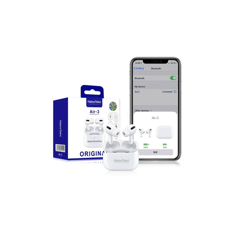 Ecouteur Bluetooth Haino Teko Air P3 Blanc
