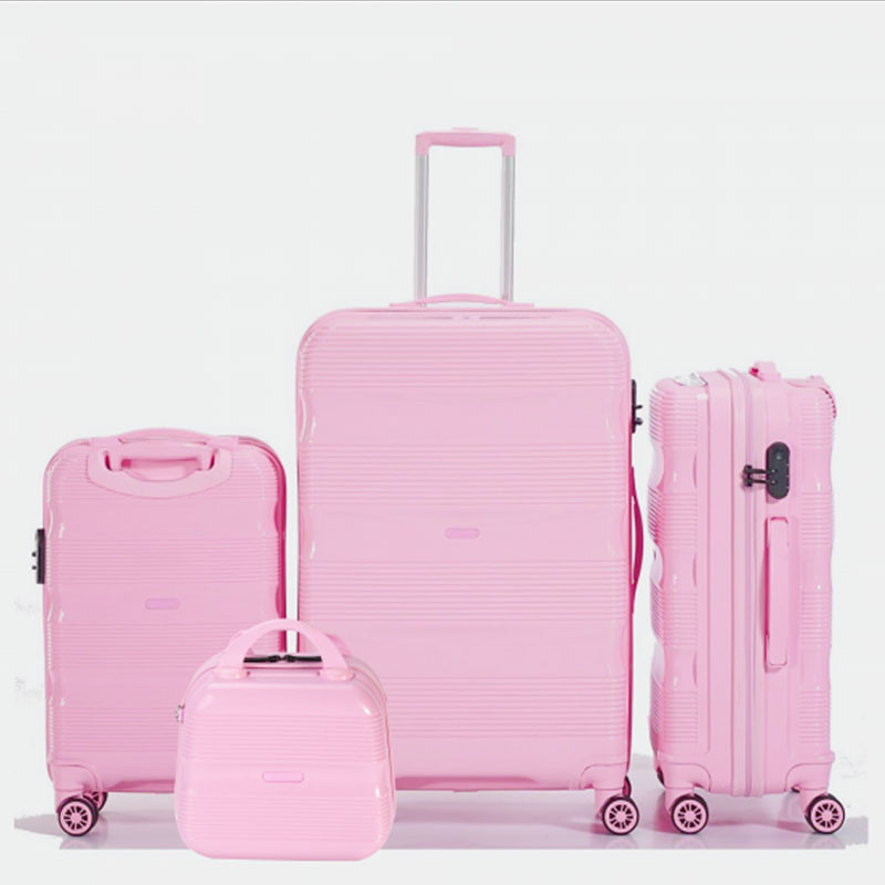 Set De Trois Valises Albatros Rose