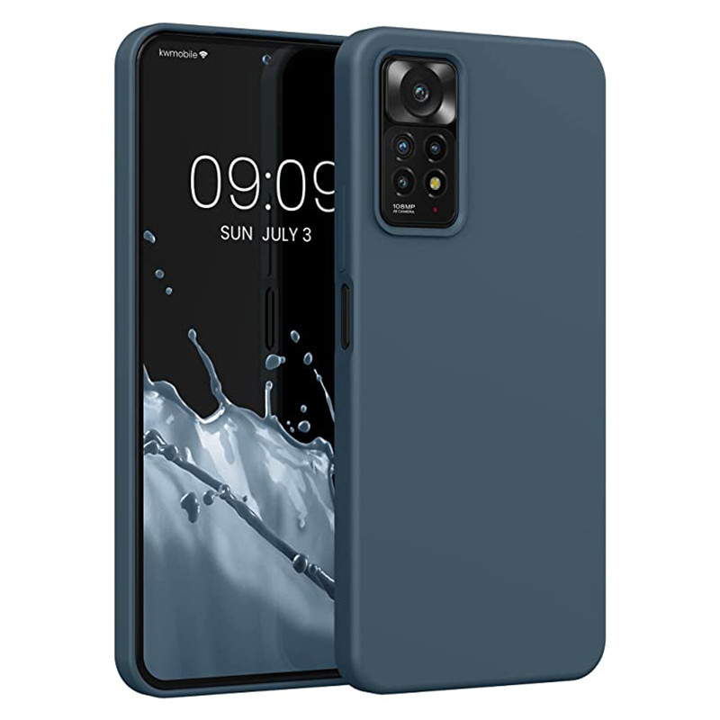 Coque De Protection Silicone Xiomi Redmi Note 11 Pro Bleu Marine