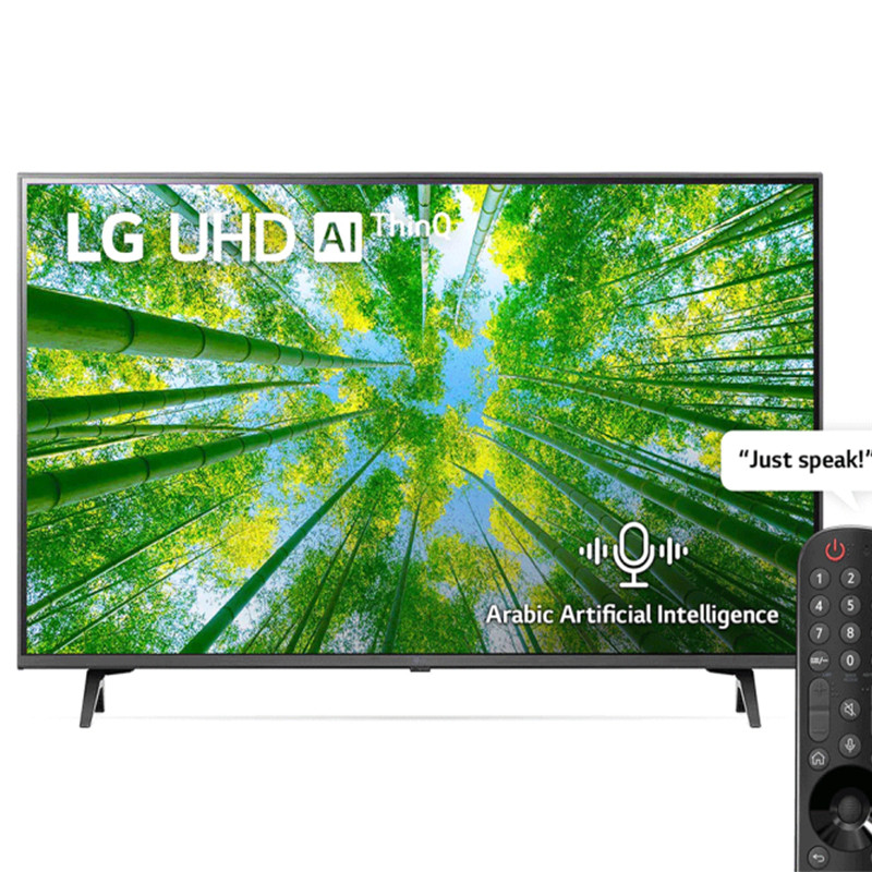 Téléviseur LG 65" UHD 4K Smart Récepteur intégré Noir (65UQ80006LD)
