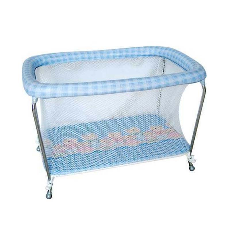Parc Lit PRIMA Standard Rétractable Bleu Parc Lit PRIMA Standard Rétractable Bleu