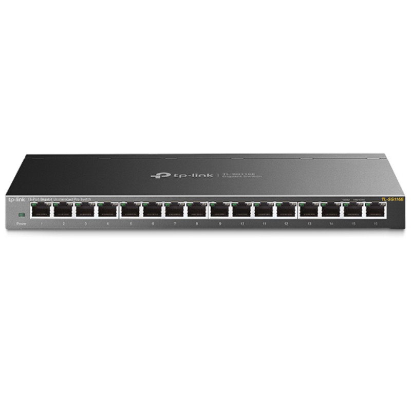 Switch Bureau Tp-Link 16 Ports Gigabit 10/100/1000 MBPS Noir Switch Bureau Tp-Link 16 Ports Gigabit 10/100/1000 MBPS Noir