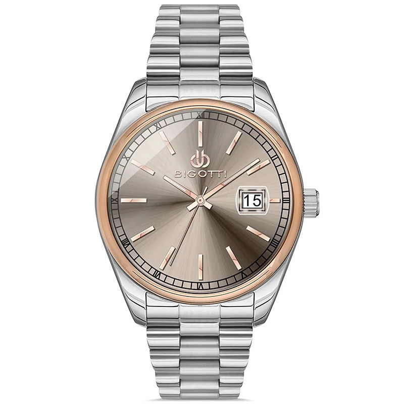 Montre Homme Bigotti Argent Et Gold (BG.1.10312-4)