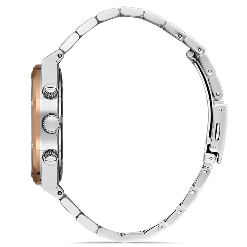 Montre Homme Bigotti Argent Et Rose Gold (BG.1.10332-3)