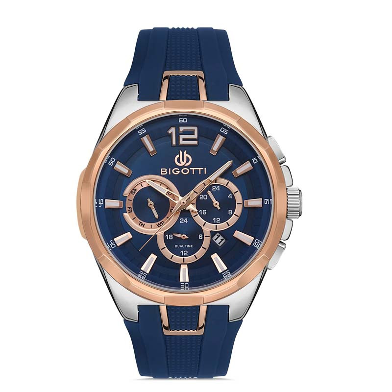 Montre Homme Bigotti Bleu (BG.1.10322-2) Montre Homme Bigotti Bleu (BG.1.10322-2)
