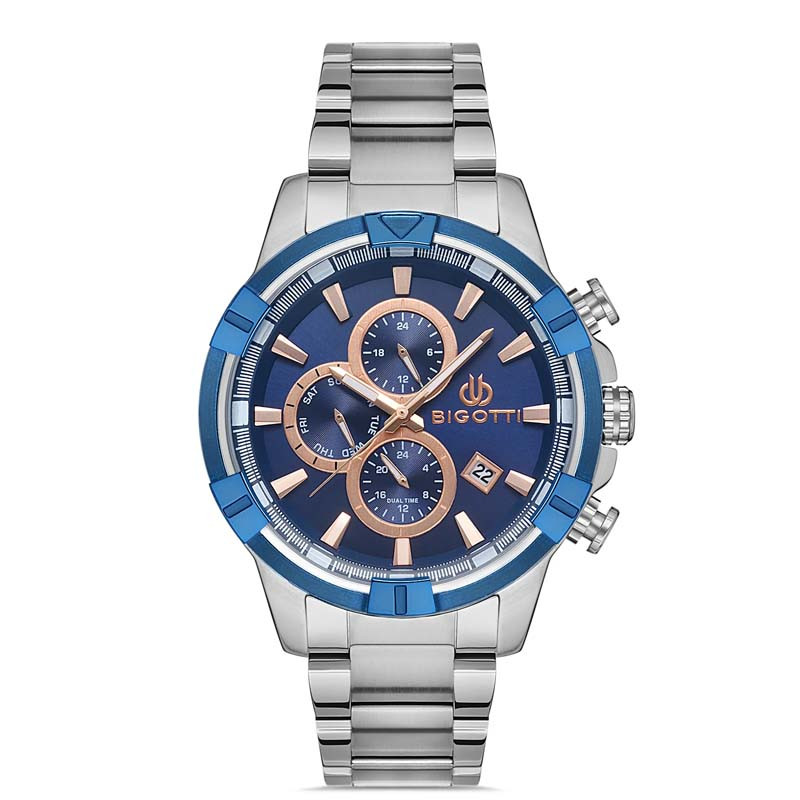 Montre Homme Bigotti Argent BG.1.10347-2